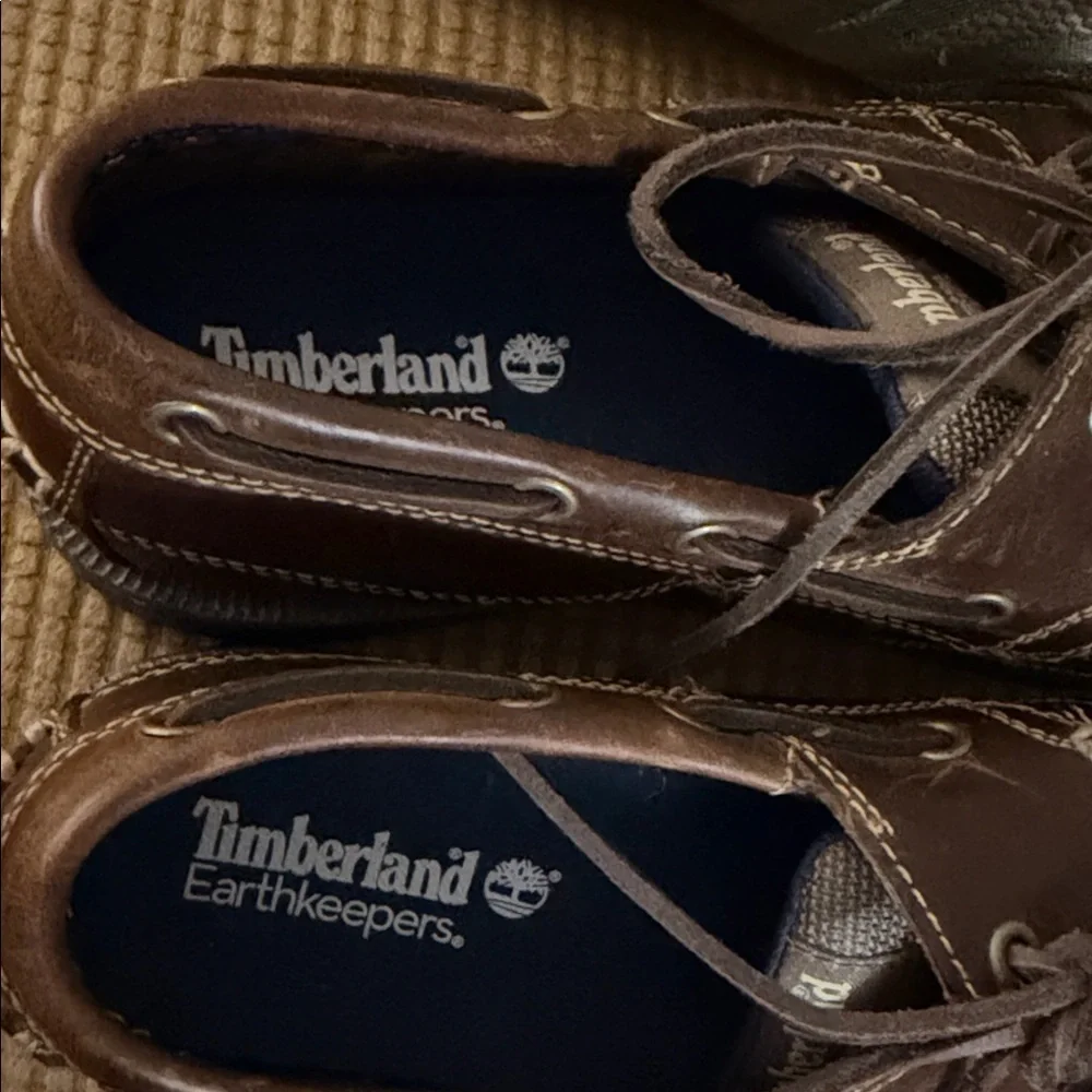 Timberland Earthkeepers Dark Brown Leather Boat Shoes